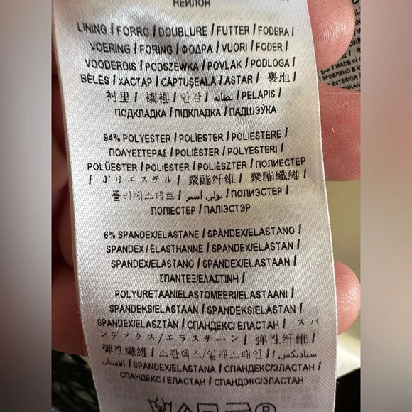 NWT! GUESS White MIDI Dress Black Elegant Dainty Eyelash Lace V Back Lined MED - Picture 7 of 15